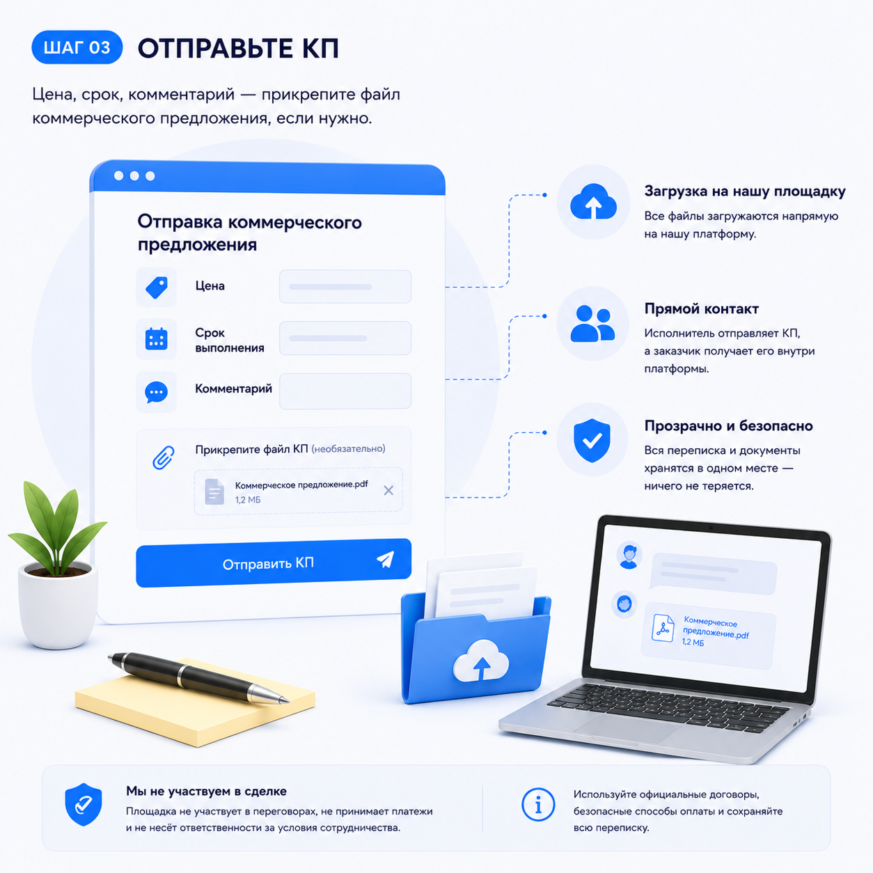 Отправьте КП